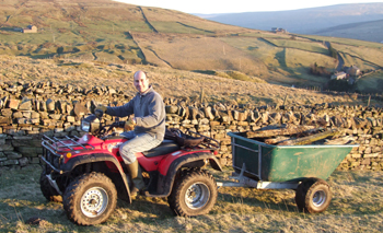 Rod does like his quad bike